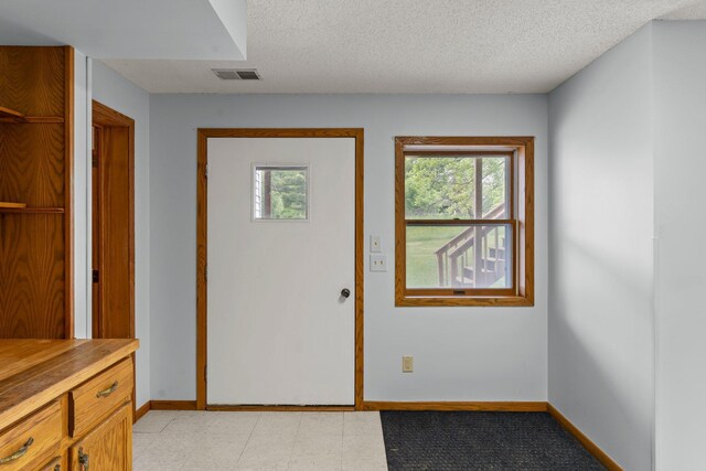 1231 135th St, Amery, WI 54005 - entryway with a textured ceiling