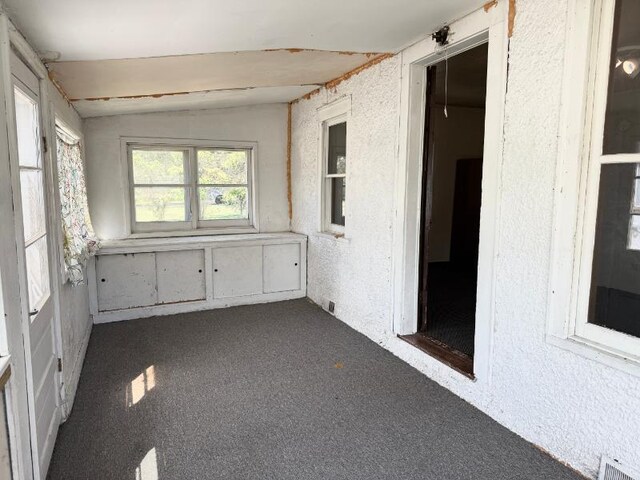 65 6th Ave S, Motley, MN 56466 - unfurnished sunroom with vaulted ceiling