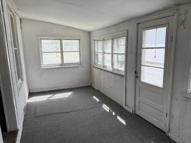 65 6th Ave S, Motley, MN 56466 - unfurnished sunroom with vaulted ceiling