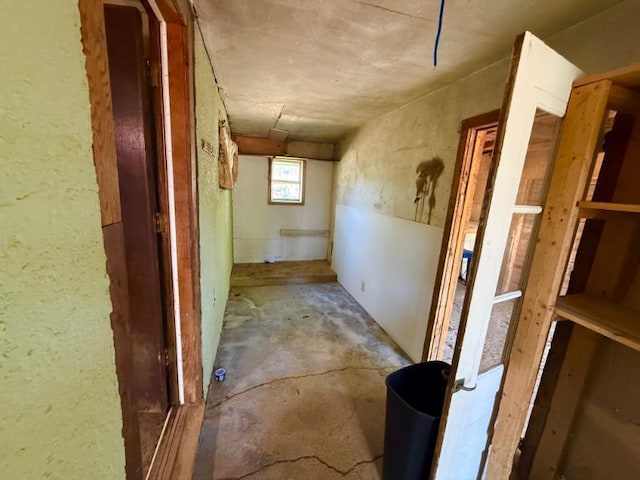 65 6th Ave S, Motley, MN 56466 - hall featuring unfinished concrete floors