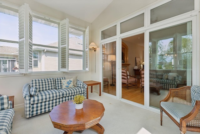 4555 Jewel Ln N, Plymouth, MN 55446 - sunroom with plenty of natural light and vaulted ceiling