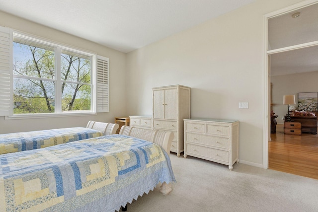 4555 Jewel Ln N, Plymouth, MN 55446 - bedroom with light carpet and baseboards