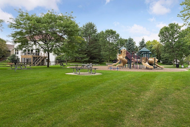 4555 Jewel Ln N, Plymouth, MN 55446 - community play area featuring a yard