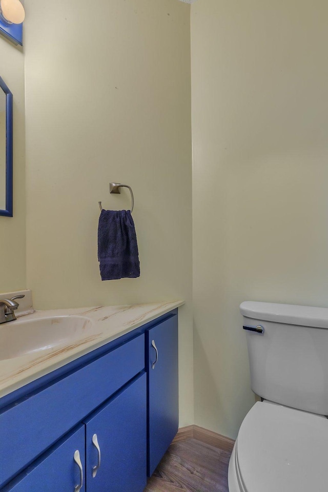 16474 63rd St SE, Becker, MN 55308 - half bath with vanity and wood finished floors