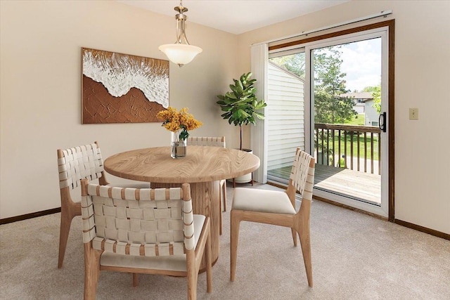 10382 Juniper Ln, Eden Prairie, MN 55347 - carpeted dining room with baseboards
