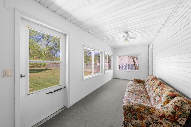 39094 Riverside Ct, North Branch, MN 55056 - sunroom / solarium with plenty of natural light, carpet flooring, and baseboards