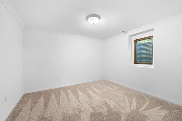 39094 Riverside Ct, North Branch, MN 55056 - carpeted spare room with ornamental molding and baseboards