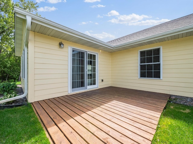 116 Street Cir Unit 104, Miltona, MN 56354 - view of wooden terrace