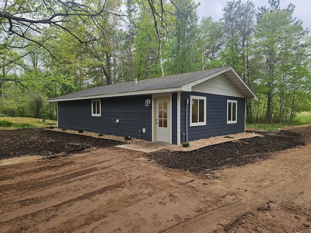 view of home's exterior