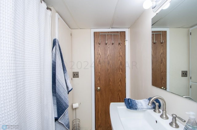 bathroom with a sink