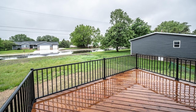 29194 Cynthia Path, Randolph, MN 55065 - deck with a water view and a yard