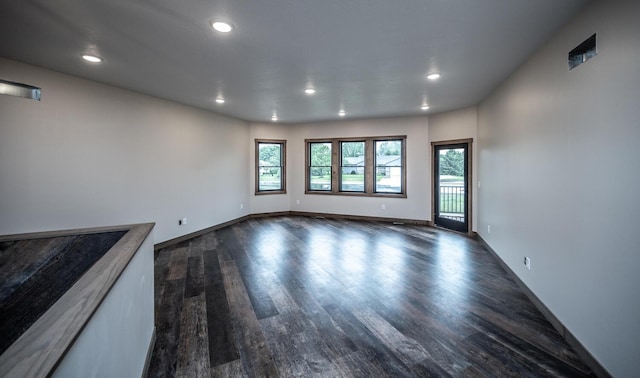 29194 Cynthia Path, Randolph, MN 55065 - unfurnished room featuring dark wood-style flooring, recessed lighting, and baseboards