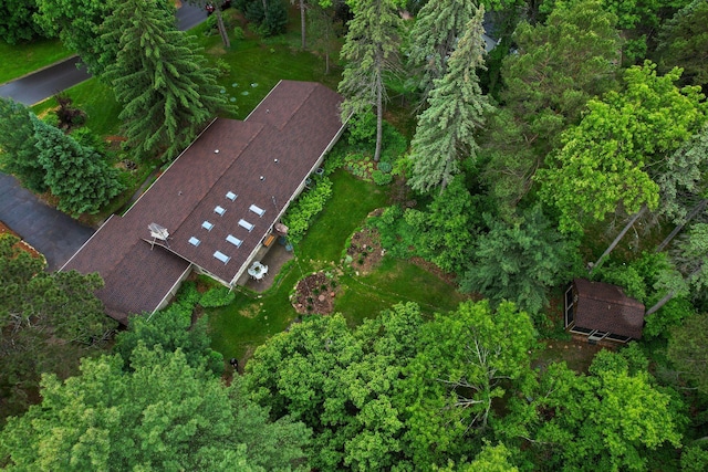 14 Overlook Rd, Dellwood, MN 55110 - view from above of property