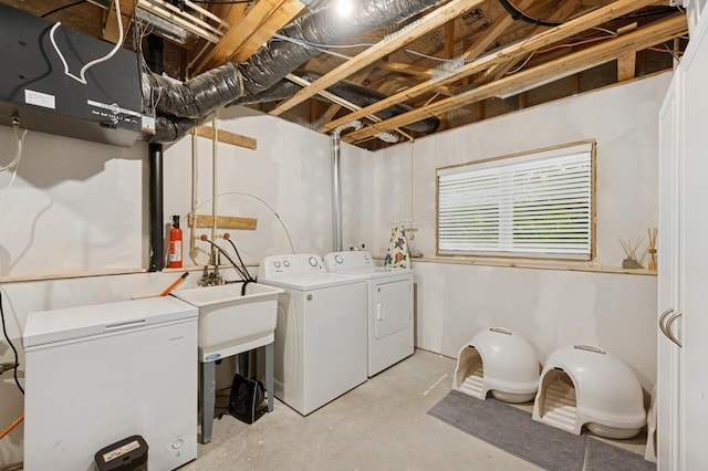 5101 201st St N, Forest Lake, MN 55025 - washroom with washer and dryer
