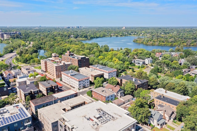 2895 James Ave S Unit 2, Minneapolis, MN 55408 - aerial view of a nearby body of water and a forest