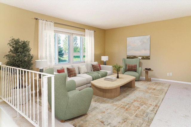 10326 Balsam Ln, Eden Prairie, MN 55347 - living area with baseboards and carpet flooring