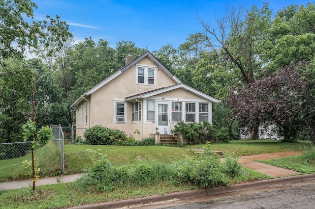 48 Jessamine Ave E, Saint Paul, MN 55117 - bungalow featuring stucco siding and a chimney