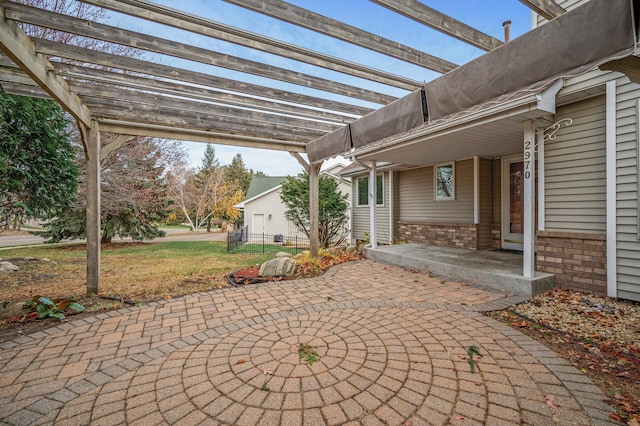 2970 Western Ave N, Roseville, MN 55113 - view of patio with a pergola