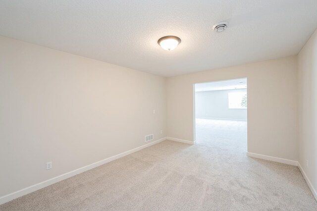 869 Greywood Blvd SW, Delano, MN 55328 - spare room with light carpet, baseboards, a textured ceiling, and a smoke detector