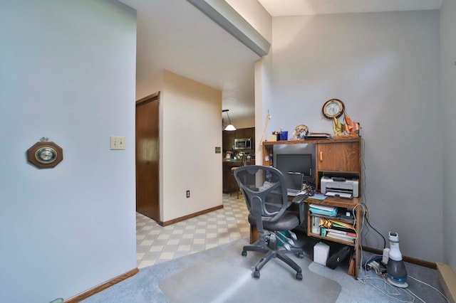 912 State 84 SW, Pine River, MN 56474 - office area featuring baseboards and light flooring