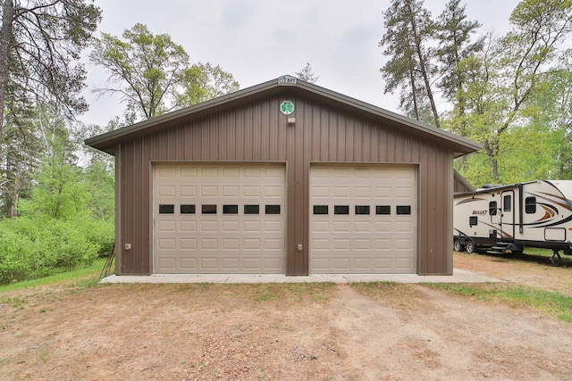 912 State 84 SW, Pine River, MN 56474 - detached garage featuring dirt driveway