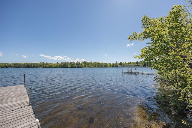 224 Norman Point Rd NW, Longville, MN 56655 - dock with a water view