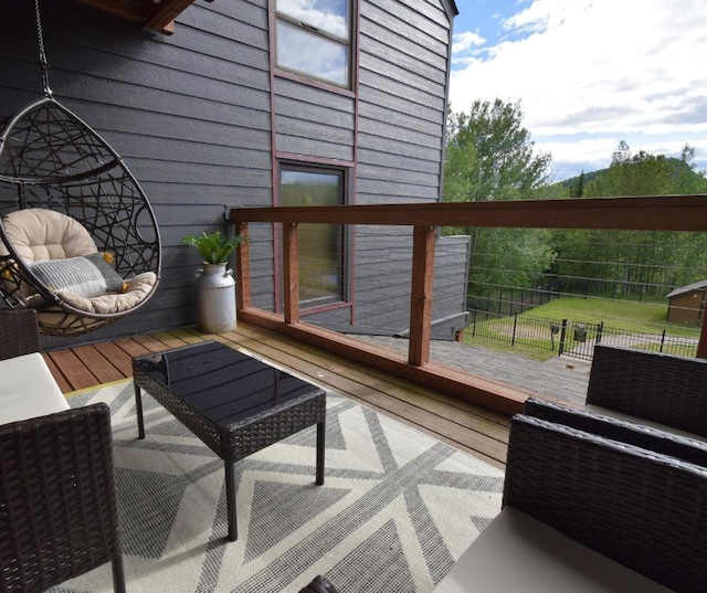 123 Bridge Run Ln Unit B, Lutsen Twp, MN 55612 - view of deck