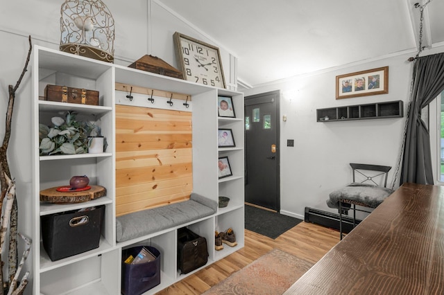 750 Prairie Ave SE, Cokato, MN 55321 - mudroom with wood finished floors and baseboards