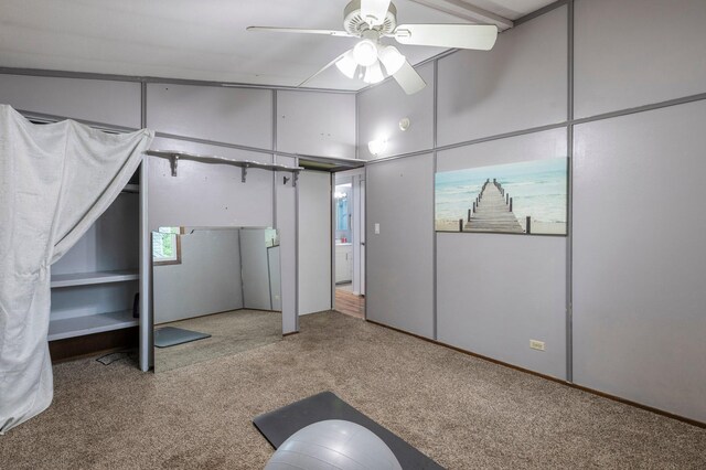 750 Prairie Ave SE, Cokato, MN 55321 - unfurnished bedroom with carpet flooring and ceiling fan