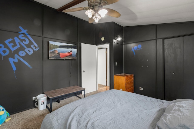750 Prairie Ave SE, Cokato, MN 55321 - bedroom featuring carpet and ceiling fan