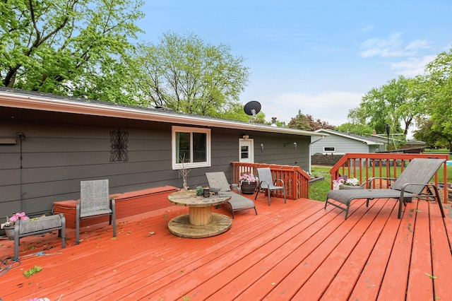 750 Prairie Ave SE, Cokato, MN 55321 - view of wooden terrace