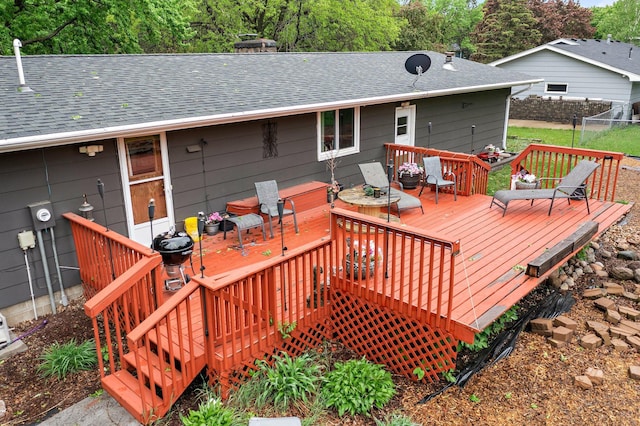 750 Prairie Ave SE, Cokato, MN 55321 - view of wooden terrace