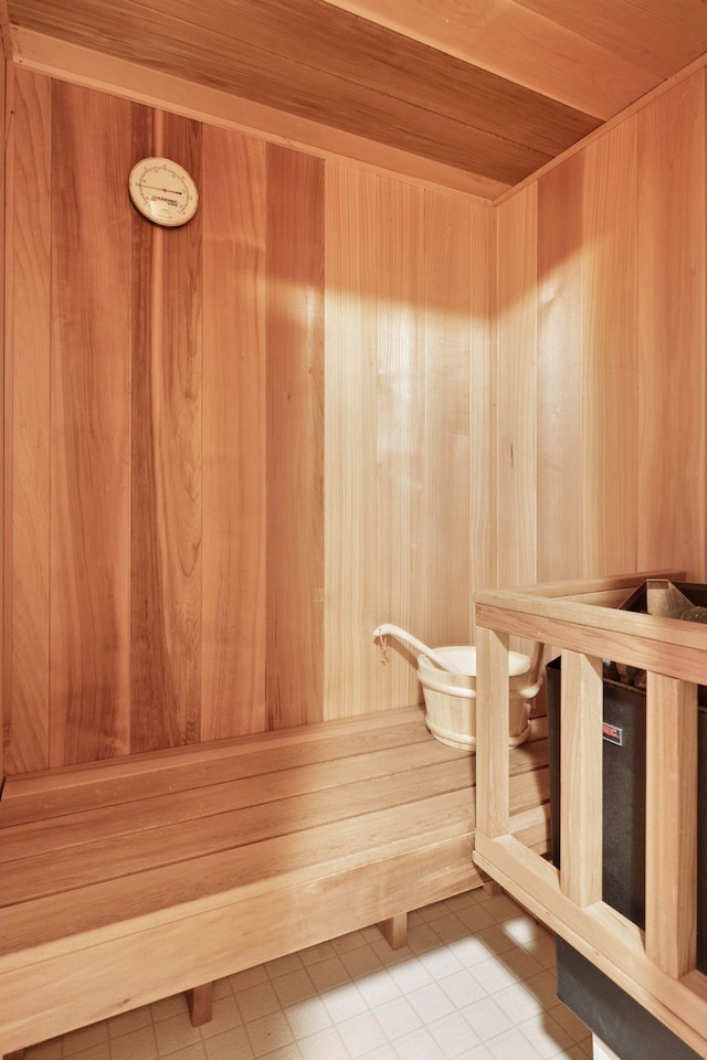 1215 Eleanor Ave, Saint Paul, MN 55116 - relaxing sauna / steam room featuring tile patterned flooring
