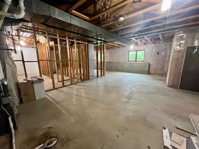 4306 Woods Way, Minnetonka, MN 55345 - basement featuring concrete block wall