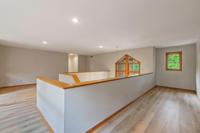 4306 Woods Way, Minnetonka, MN 55345 - bar with light wood-type flooring, baseboards, and recessed lighting