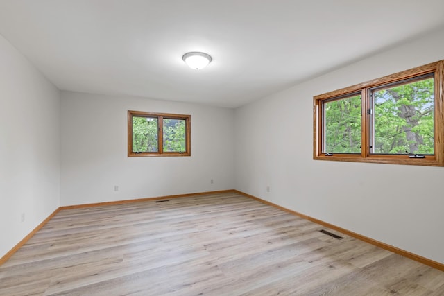 4306 Woods Way, Minnetonka, MN 55345 - empty room featuring plenty of natural light and light wood-style flooring