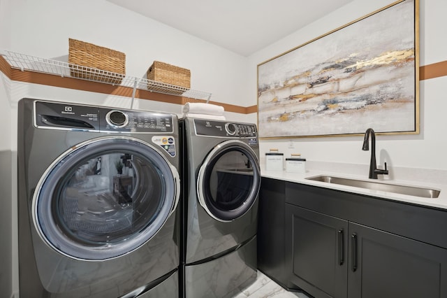 15630 112th St, Dayton, MN 55369 - washroom featuring washing machine and dryer and cabinet space