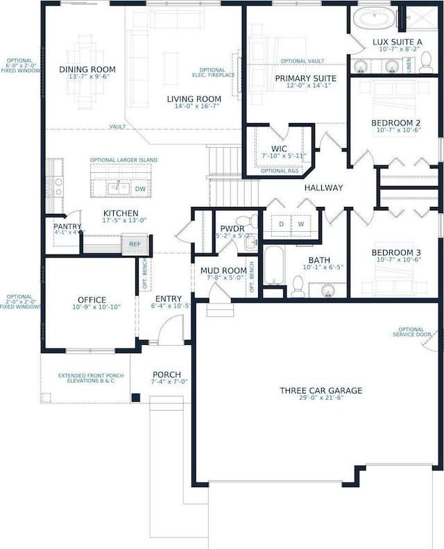 736 Blackbird Cir, Delano, MN 55328 - home floor plan