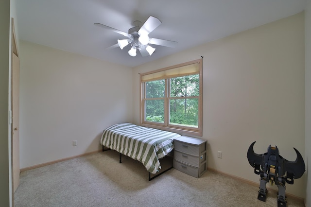 4741 Briarwood Ln, Baxter, MN 56425 - carpeted bedroom featuring baseboards and a ceiling fan