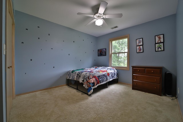 4741 Briarwood Ln, Baxter, MN 56425 - bedroom with carpet flooring and a ceiling fan