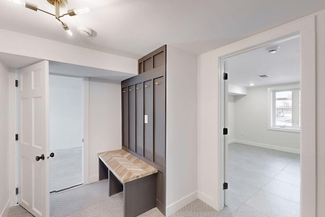 1022 Fairview Ave S, Saint Paul, MN 55116 - mudroom featuring baseboards