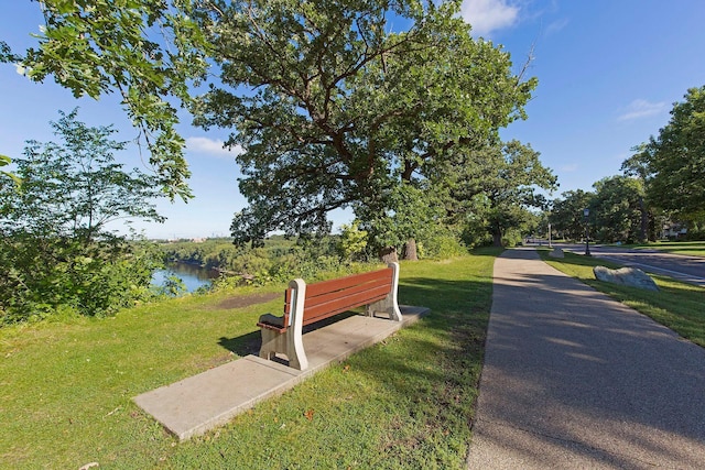 1022 Fairview Ave S, Saint Paul, MN 55116 - view of home's community with a lawn and a water view