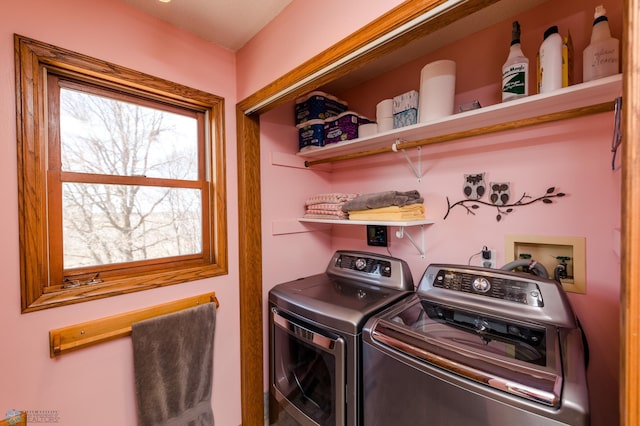 28040 Anchor Rd, Detroit Twp, MN 56501 - laundry area with washer and clothes dryer
