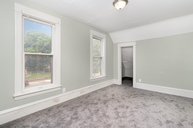 1430 Penn Ave N, Minneapolis, MN 55411 - unfurnished bedroom featuring lofted ceiling, carpet, baseboards, and a closet