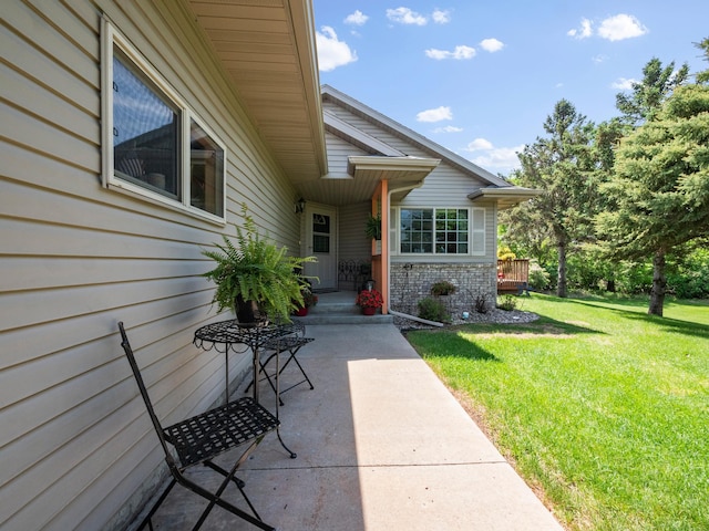 509 Kinkead Dr NW, Alexandria, MN 56308 - entrance to property with a yard and brick siding