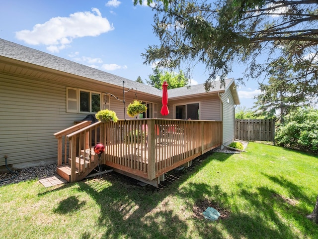 509 Kinkead Dr NW, Alexandria, MN 56308 - view of wooden deck