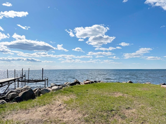 20429 326th Ave Unit 15, Isle, MN 56342 - water view featuring a dock