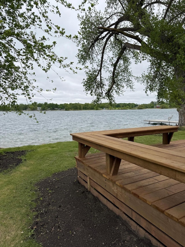 14646 Tradewinds Rd, Lake Eunice Twp, MN 56511 - dock with a water view