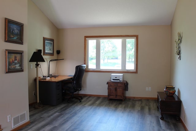 1803 214th Ave NE, East Bethel, MN 55011 - office space featuring wood finished floors and lofted ceiling
