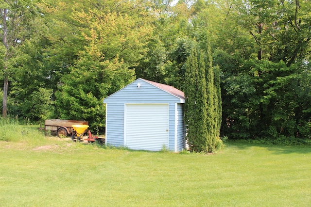 1803 214th Ave NE, East Bethel, MN 55011 - view of shed with a forest view